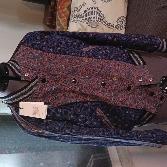 Coach X New York reversible satin varsity jacket. NWT❤️❤️❤️❤️keith Haring - Picture 7 of 11